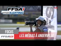 Meeting FFSA Karting - Les médias à Angerville