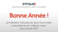 La FFSA vous souhaite une bonne année 2017