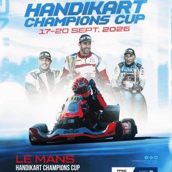 🏁 Rendez-vous au Mans pour la Handikart Champions...