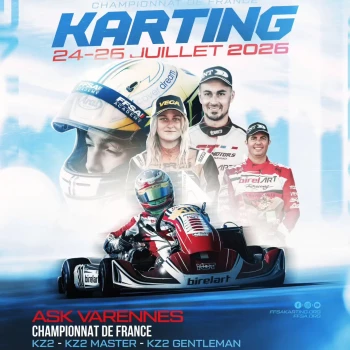 🏁 Championnat de France Féminin & KZ2, KZ2 Master...