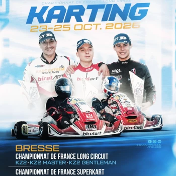 🏁 Cap sur le circuit de Bresse !

Du 23 au 25 oct...